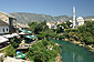 Mostar - pohled na centrum