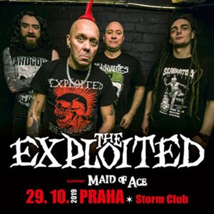 THE EXPLOITED, MAID OF ACE - Praha, Klub Storm - 29. øíjna 2019