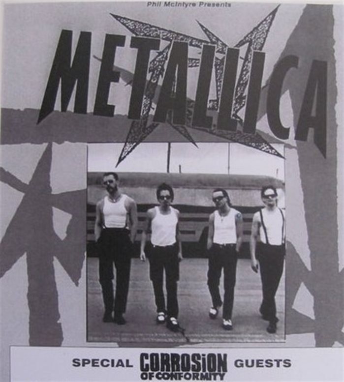 METALLICA, CORROSION OF CONFORMITY - Praha, Sportovní hala - 9. 9. 1996