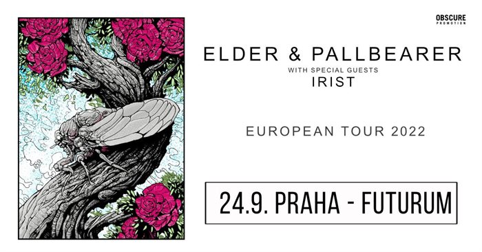 ELDER, PALLBEARER, IRIST - Praha, Futurum Music Bar - 24. záøí 2022