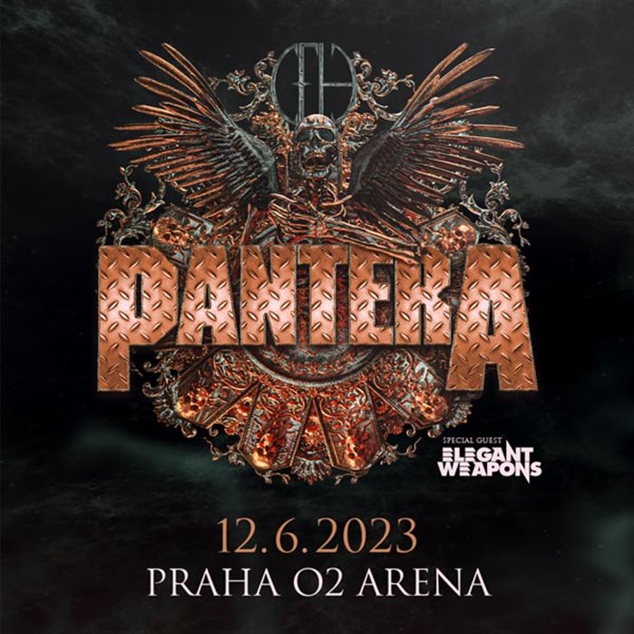 PANTERA, ELEGANT WEAPONS - Praha, O2 Arna - 12. ervna 2023