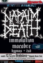 NAPALM DEATH, IMMOLATION, MACABRE, HYPNOS, ÈAD - Bratislava, Randal - 12. decembra 2010