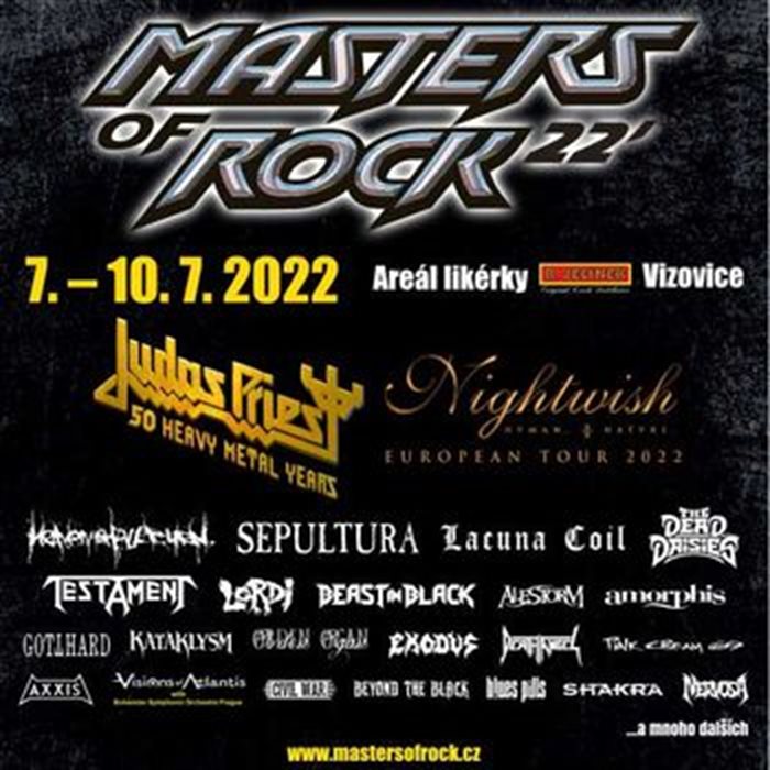 MASTERS OF ROCK 2022 - MORná sláva, heavy metal stále (ještì?) žije
