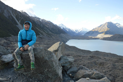 urby na Novom Zéland - Aoraki Mount - Cook National Park glacier tasman